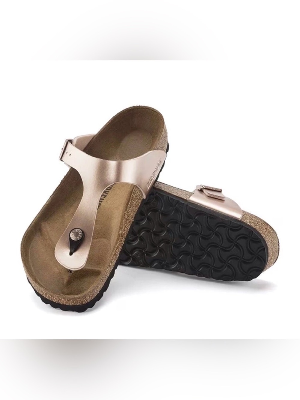 NWOT Birkenstock Gizeh Sandal – Birko-Flor Copper – Women’s 38 (7-7.5)